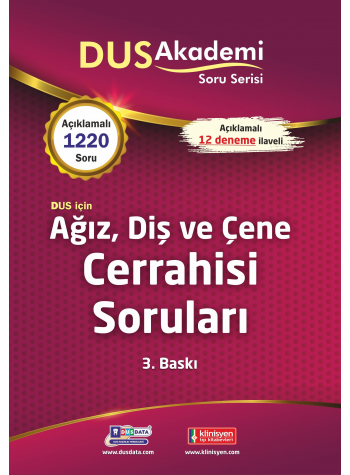 DUS Akademi Soru ( 3.Baskı ) Ağız Cerrahisi