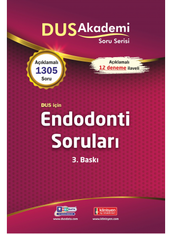 DUS Akademi Soru ( 3.Baskı ) Endodonti