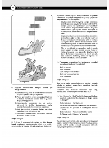 DUS Akademi Soru ( 3.Baskı ) Ortodonti