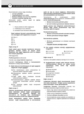 DUS Akademi Soru ( 3.Baskı ) Periodontoloji