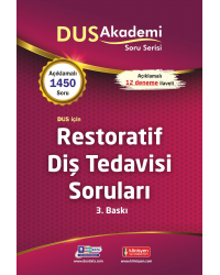 DUS Akademi Soru ( 3.Baskı ) Restoratif Diş