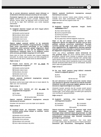 DUS Akademi Soru ( 4.Baskı ) Restoratif Diş