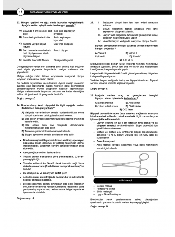 Dusdatamax Ağız Cerrahisi Soruları ( 7.Baskı )