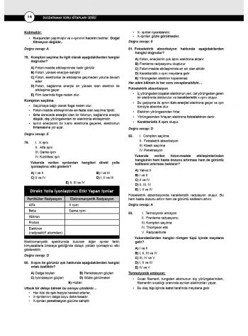 Dusdatamax Ağız Radyolojisi Soruları ( 7.Baskı )