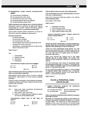 Dusdatamax Endodonti Soruları ( 7.Baskı )