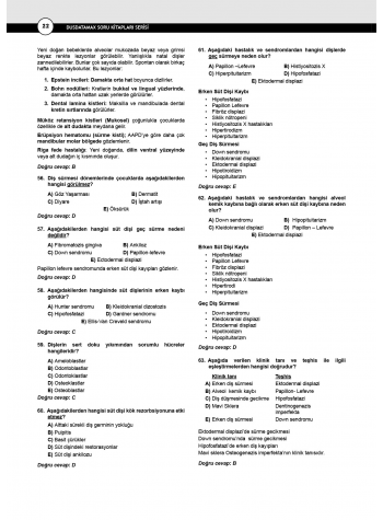 Dusdatamax Pedodonti Soruları ( 7.Baskı )