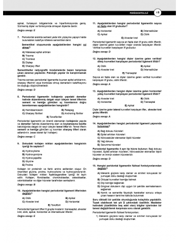 Dusdatamax Periodontoloji Soruları (7.Baskı )