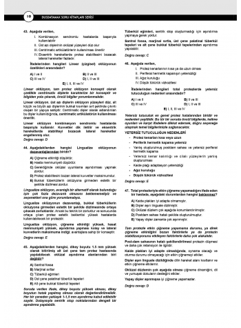 Dusdatamax Protetik Diş Soruları ( 7.Baskı )