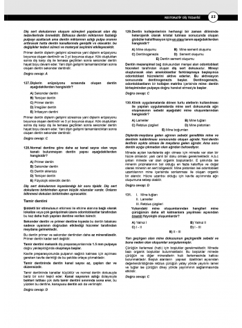 Dusdatamax Restoratif Diş Soruları ( 7.Baskı )