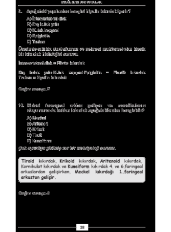 EYLÜL 2012 DUS SORULARI ve Detaylı Açıklamaları EYLÜL 2012 DUS SORULARI ve Detaylı Açıklamaları