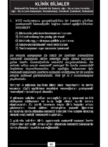 NİSAN 2012 DUS SORULARI ve Detaylı Açıklamaları NİSAN 2012 DUS SORULARI ve Detaylı Açıklamaları