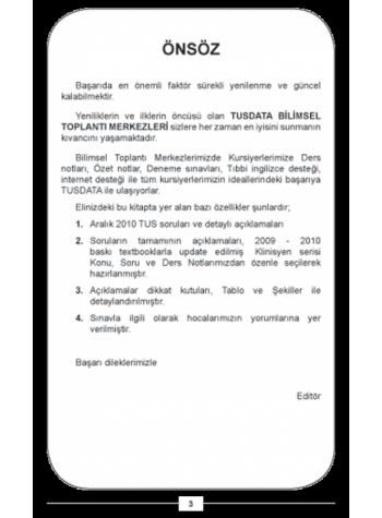 Aralık 2010 Açıklamalı Tus Soruları Aralık 2010 Açıklamalı Tus Soruları