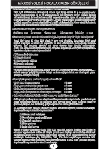Eylül 2007 Açıklamalı Tus Soruları Eylül 2007 Açıklamalı Tus Soruları