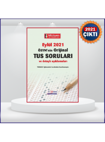 Eylül 2021 ÖSYM nin Orijinal TUS Soruları