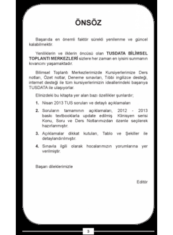 Nisan 2013 TUS Soruları ve Detaylı Açıklamaları Nisan 2013 TUS Soruları ve Detaylı Açıklamaları