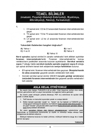 Sonbahar 2023 ÖSYM nin Orijinal TUS Soruları Sonbahar 2023 ÖSYM nin Orijinal TUS Soruları