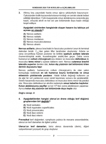 Sonbahar 2024 ÖSYM nin Orijinal TUS Soruları Sonbahar 2024 ÖSYM nin Orijinal TUS Soruları