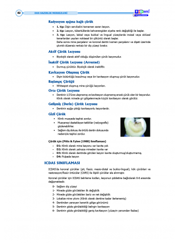 DUS Şampiyonların Notu ( 17.Baskı ) Restoratif Diş