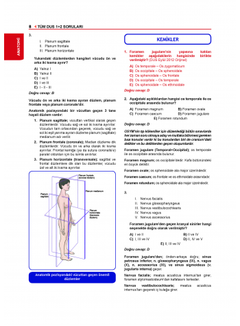 Tüm Dus Soruları 1+2 ( 1.Cilt ) Temel Bilimler 