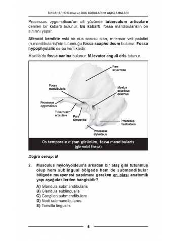 DUS Soruları - ÖSYM'nin Orijinal Haziran 2023 DUS Soruları - ÖSYM'nin Orijinal Haziran 2023