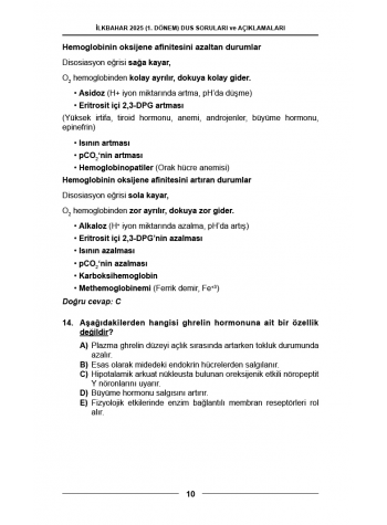 DUS SORULARI - ÖSYM'nin Orijinal İlkbahar 2025