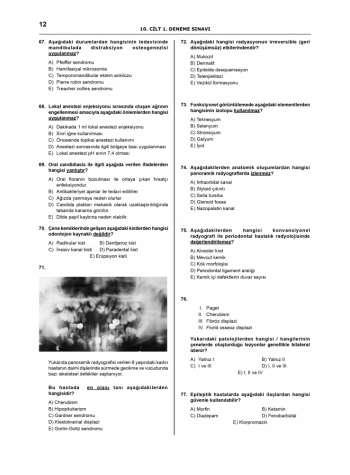 Denttest Deneme Sınavları / 10.Cilt