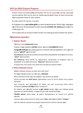 DUS Kazandıran 5 Yöntem ( 2.Baskı ) Eftal Orhan DUS Kazandıran 5 Yöntem ( 2.Baskı ) Eftal Orhan