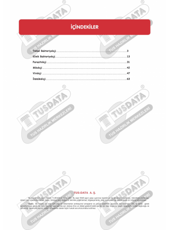 TUS Hızlı Tekrar Mikrobiyoloji ( 5 - 1 )