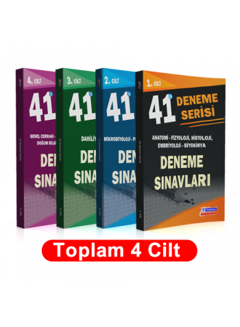 41 DENEME SINAVLARI SERİSİ TAKIMI ( 1.2.3.4.Cilt )