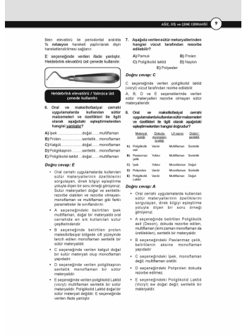 DUS Akademi Soru ( 2.Baskı ) AĞIZ CERRAHİSİ