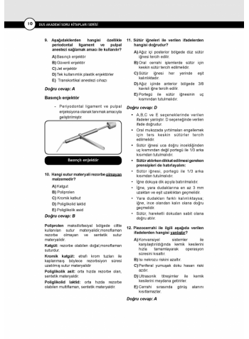 DUS Akademi Soru ( 2.Baskı ) AĞIZ CERRAHİSİ