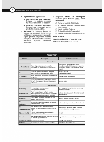 DUS Akademi Soru ( 2.Baskı ) PATOLOJİ