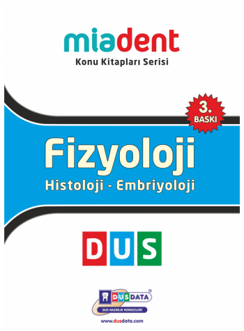 DUS MİADENT KONU ( 4.Baskı ) FİZYOLOJİ