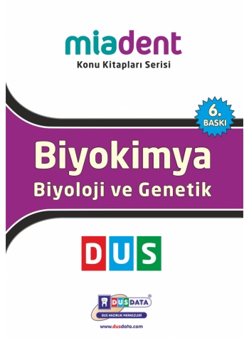 DUS MİADENT KONU ( 6.Baskı ) BİYOKİMYA