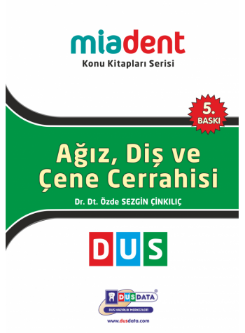 DUS MİADENT KONU KİT. ( 5. BASKI ) AĞIZ CERRAHİSİ