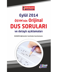 DUS SORULARI - ÖSYM'nin Orijinal EYLÜL 2014