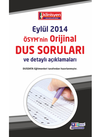 DUS SORULARI - ÖSYM'nin Orijinal EYLÜL 2014