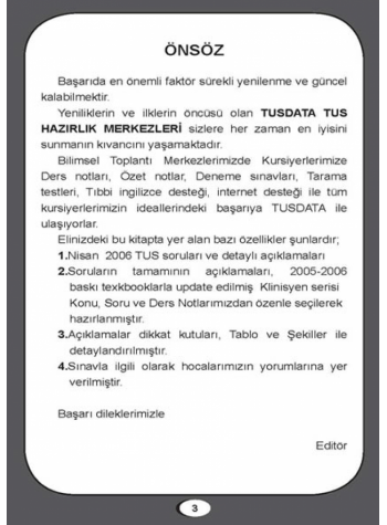 Eylül 2006 Açıklamalı Tus Soruları Eylül 2006 Açıklamalı Tus Soruları