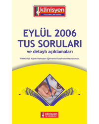 Eylül 2006 Açıklamalı Tus Soruları