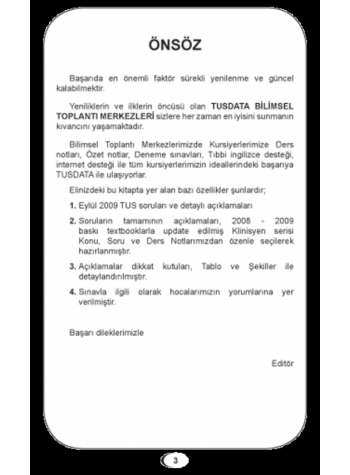 Eylül 2009 Açıklamalı Tus Soruları Eylül 2009 Açıklamalı Tus Soruları