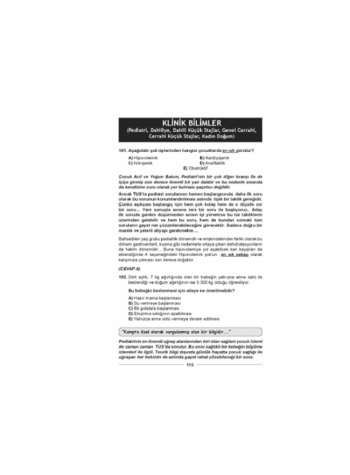 Eylül 2009 Açıklamalı Tus Soruları Eylül 2009 Açıklamalı Tus Soruları