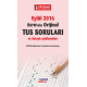 EYLÜL 2016 ÖSYM'nin Orjinal TUS SORULARI