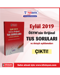 EYLÜL 2019 ÖSYM'nin Orjinal TUS SORULARI