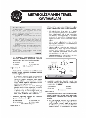 KLİNİSYEN SORU KİTABI ( 15.Baskı ) BİYOKİMYA