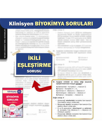 KLİNİSYEN SORU KİTABI ( 16.Baskı ) BİYOKİMYA