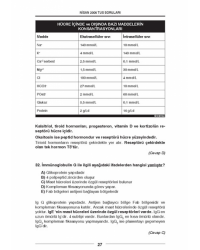 Nisan 2005 Açıklamalı Tus Soruları