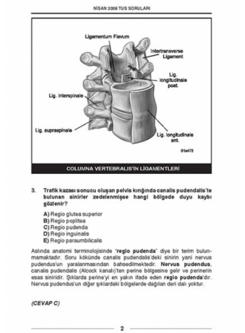 Nisan 2006 Açıklamalı Tus Soruları Nisan 2006 Açıklamalı Tus Soruları