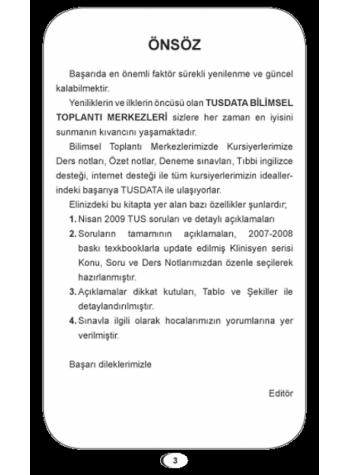 Nisan 2009 Açıklamalı Tus Soruları Nisan 2009 Açıklamalı Tus Soruları