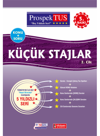 PROSPEKTUS KÜÇÜK STAJLAR ( 5.BASKI )  1.2. Cilt