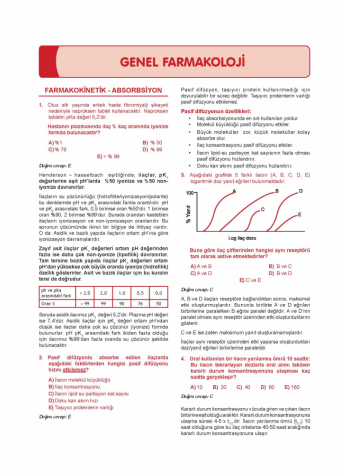 ProspekTUS SORULARI ( 5.Baskı ) FARMAKOLOJİ